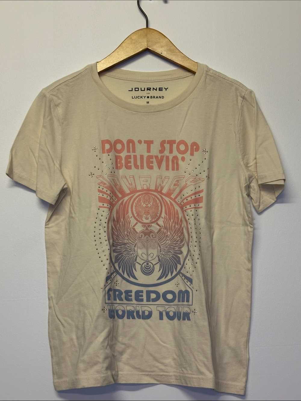 Lucky Brand Journey 'Don't Stop Believin' Journey Graphic Tee size medium